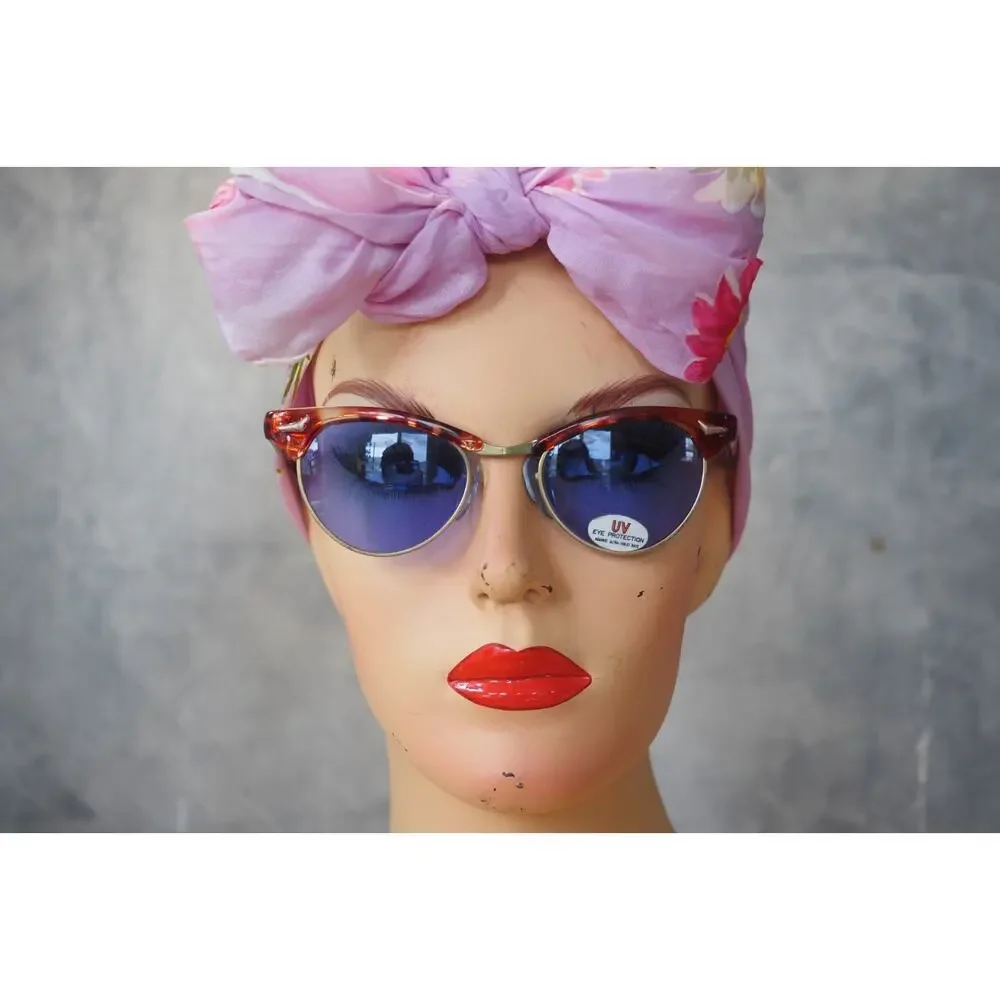 Vintage Cateye 1990s Y2K Sunglasses NOS Rockabilly Pin up Retro Academia Preppy